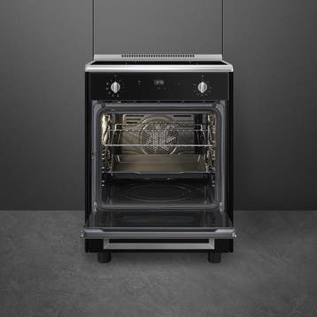 Smeg CP60ITVN Fornuis 60 cm Inductie 4 zones Pyrolytisch, Ophalen of Verzenden, Nieuw