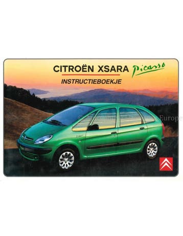1999 CITROEN XSARA PICASSO INSTRUCTIEBOEKJE NEDERLANDS, Auto diversen, Handleidingen en Instructieboekjes