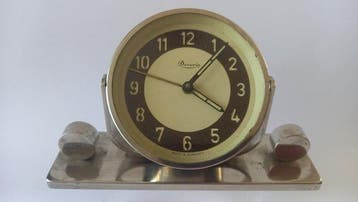 Wekker - Art Deco Legering - 1930-1940 - Vintage Danuvia