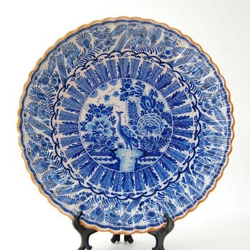 De Klaauw - Wandbord - Steengoed - D. 36cm / H. 5,5cm