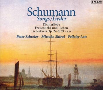 cd box - Schumann - Peter Schreier - Mitsuko Shirai - Fel..., Verzenden, Zo goed als nieuw