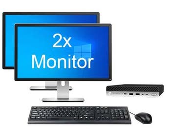 STUNTPRIJS: HP EliteDesk 800 G3 Mini i7 6e Gen incl. 2, 256 GB, 8 GB, Nieuw, Ophalen of Verzenden