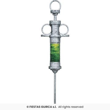 Injectiespuit 30cm, Verzenden, Nieuw, Feestartikel