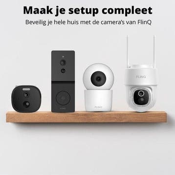 2dekans | FlinQ Slimme Beveiligingscamera Sentinel -, Ophalen of Verzenden, Zo goed als nieuw