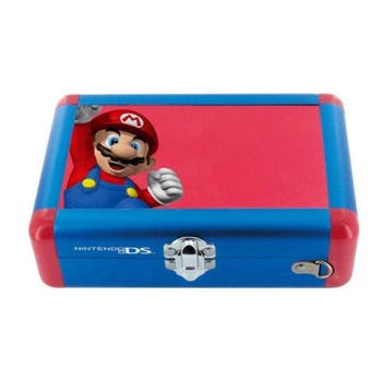 Bigben Aluminium Case voor Nintendo DS - Mario, Spelcomputers en Games, Verzenden, Zo goed als nieuw