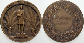 Brons medaille 1930 Frankreich Dritte Republik 1870-1940, Verzenden