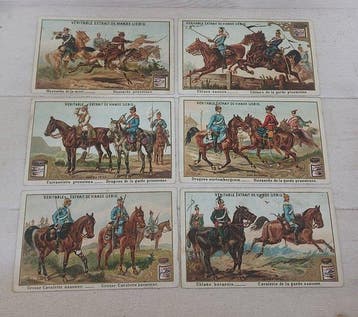 Frankrijk - Liebig S 195 - Cavalerie Allemande - Complete, Gelopen