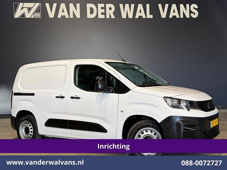 Peugeot Partner | 1.5 BlueHDI 102pk L1H1 inrichting Omvormer, Auto's, Bestelauto's, Dealer onderhouden, Te koop, Handgeschakeld