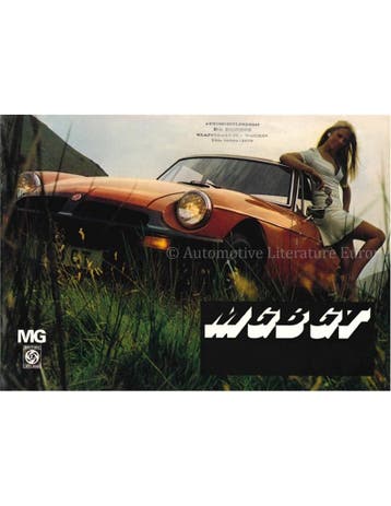 1975 MG MGB GT BROCHURE NEDERLANDS, Boeken, Nieuw, Author