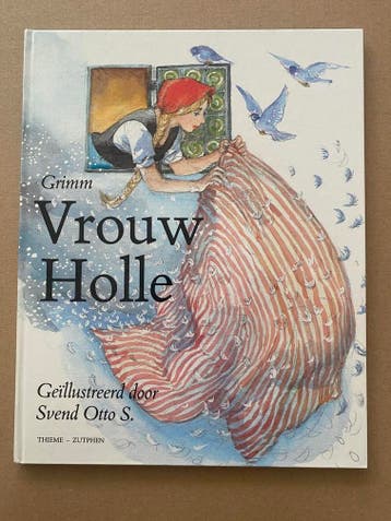 Sprookje Vrouw Holle - Illustraties Svend Otto vrij zeldzaam, Zo goed als nieuw