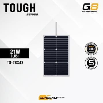 Tough G8 21 Watt Zonnepaneel, Ophalen of Verzenden, Nieuw