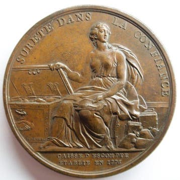 Frankrijk. Médaille en bronze Gage de reconnaissance des