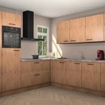 Astoria Eiken keuken Shantou 130493, Verzenden, Nieuw