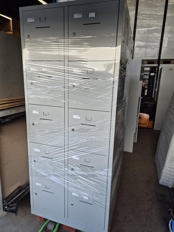 3 x Lockerkast 10 Deurs 80x190x45 cm | Zeer Nette Staat, Ophalen, Gebruikt