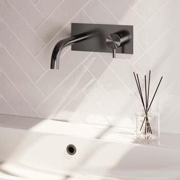 Brauer Gunmetal Edition Inbouw Wastafelmengkraan met Gebogen, Ophalen of Verzenden, Nieuw