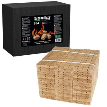 Samba Aanmaakpakket barbecue en haard - snel aansteken -..., Tuin en Terras, Ophalen of Verzenden, Nieuw