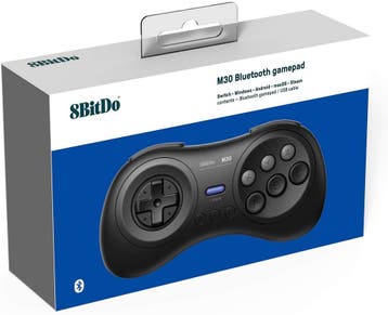 8BitDo M30 bluetooth controller zwart, Verzenden, Nieuw