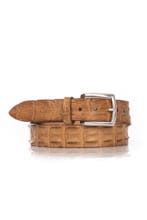 Exclusieve Riccamente Croco riem cognac bruin Aanbieding, Bruin, Verzenden, Echt leder, Riccamente Milano