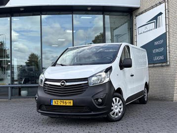 Opel Vivaro 1.6 CDTI L1H1*NAVI*CRUISE*CAM*HAAK*A/C*TEL*3PERS, Euro 5, Stof, Gebruikt, Wit