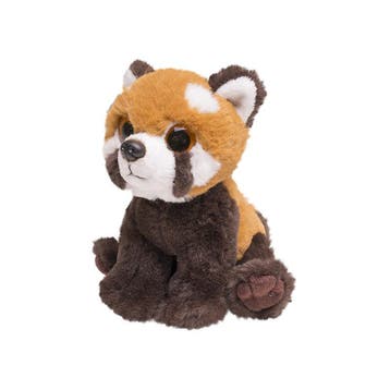Nature Planet rode panda knuffel - pluche - 13 cm, Verzenden, Nieuw