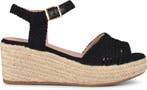 POSH by Poelman NANA Dames Sandalen/Espadrilles - 40 - Zwart, Kleding | Dames, Verzenden, Nieuw