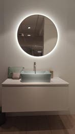 Showmodel badmeubel 100cm met waskom groen blauw - 0026, Ophalen, Nieuw, Wastafel