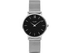 Cluse Minuit - Polshorloge - 33 mm - Zwart, Kleding | Dames, Verzenden, Nieuw