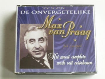 Max van Praag - De Onvergetelijke Max van Praag (3 CD), Ophalen of Verzenden, Zo goed als nieuw