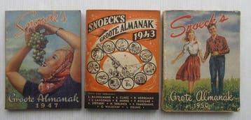 Snoecks almanak - 1943/1947/1950 - 3 Boeken - Eerste druk -, Nieuw