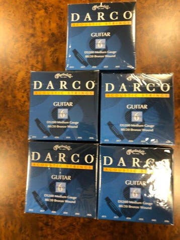 MARTIN DARCO - D5200 - 60 Mute 13/56 Per Chitarra Acustica, Nieuw