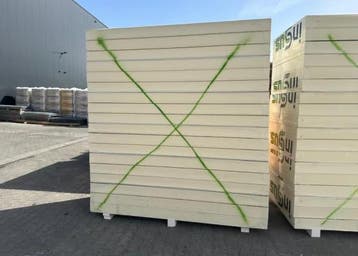 B-keus PIR 2-zijdig aluminium 2400x1200x140mm Rd:6.36 (=2,88, Nieuw, Minder dan 4 cm, Minder dan 5 m², Dakisolatie