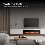 EVIQ Elektrische sfeerhaard Deluxe 60 inch – 152 cm, Verzenden, Nieuw, Elektrische haard