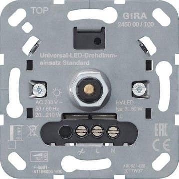 GIRA S3000 druk/draai Led Dimmer standaard 245000, Ophalen of Verzenden, Nieuw