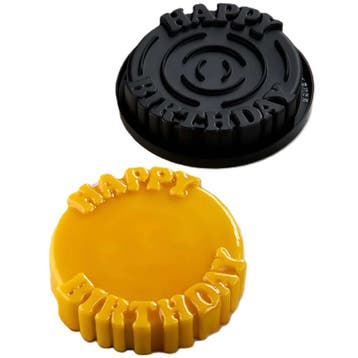 Pavoni Siliconen Bakvorm Happy Birthday Ø19x4,5cm**, Hobby en Vrije tijd, Verzenden, Nieuw