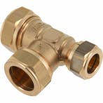 BONFIX messing knelkoppeling t-stuk 15 x 15 x 12, Ophalen of Verzenden, Nieuw