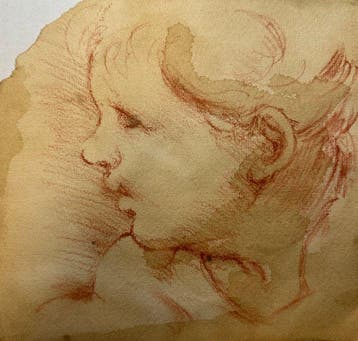 Italiaanse school (XVII) - Studio di putto