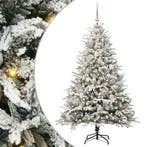 vidaXL Artificial Pre-lit Kerstboom met Ballenset Groen 150, Verzenden, Nieuw
