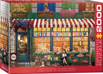 De Oude Boekhandel Puzzel (2000 stukjes) | Eurographics -, Hobby en Vrije tijd, Verzenden, Nieuw