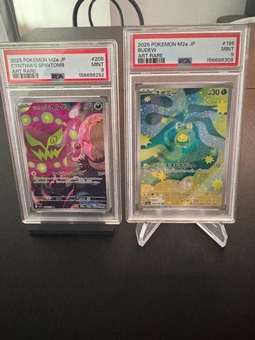 Pokémon - 2 Graded card - Cynthias Spiritomb, Budew #208 /, Nieuw