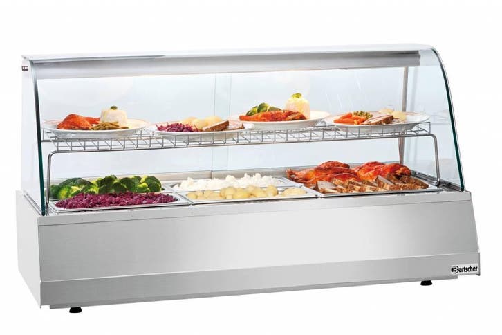 Bartscher Professionele Warmhoud Vitrine | 6 x 3/1 GN, Zakelijke goederen, Horeca | Keukenapparatuur, Verzenden