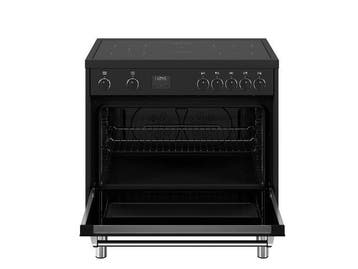 Bertazzoni MPL95I1ENNC Inductie Fornuis 90 cm Mat Zwart, Witgoed en Apparatuur, Fornuizen, Verzenden, 60 cm of meer, Nieuw, Energieklasse A of zuiniger