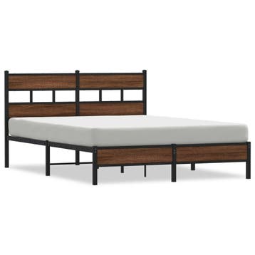 Tweepersoonsbed 160x200 | Tweedekansje | OP=OP, Overige materialen, Bruin, Klassiek, Tweepersoons