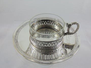 Neoclassical style - Kop en schotel - Parijs circa 1910