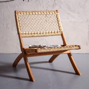 *WOONWINKEL* Klapstoel Van Rotan, Verzenden, Nieuw, Rotan
