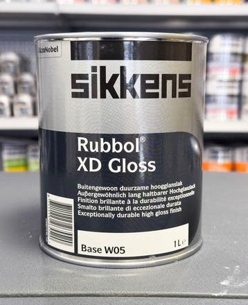 Sikkens Rubbol XD Gloss 1L - Lichte kleuren, Minder dan 5 liter, Nieuw, Lak