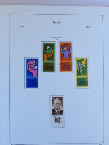 Israël 1964-1975 verzameling in KABE album, Postzegels en Munten, Ophalen of Verzenden