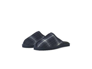 Veiling - Jack &amp; Jones Dudely Microfiber Pantoffel Check, Kleding | Heren, Nieuw