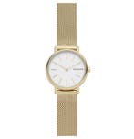 Skagen Signatur SKW2693 Dameshorloge 30 mm - Goudkleurig, Verzenden, Nieuw