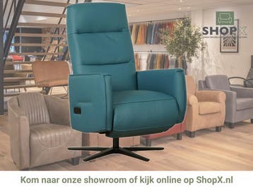 Leren relaxfauteuil Pride, Huis en Inrichting, Fauteuils, Nieuw, Ophalen of Verzenden, Modern, 50 tot 75 cm
