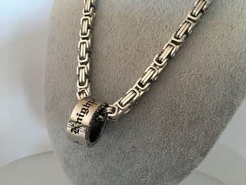 AJS Knights Templar grote moderne kruis hanger en unieke